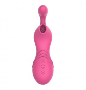 Man Nuo Powerful Nipple Clit Stimulator Suction Vibration (Chargeable - Red Rose)